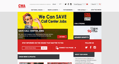 Desktop Screenshot of cwa-union.org
