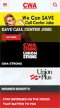 Mobile Screenshot of cwa-union.org