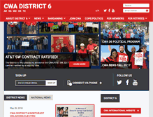 Tablet Screenshot of district6.cwa-union.org