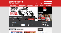 Desktop Screenshot of district1.cwa-union.org