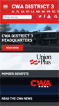 Mobile Screenshot of district3.cwa-union.org